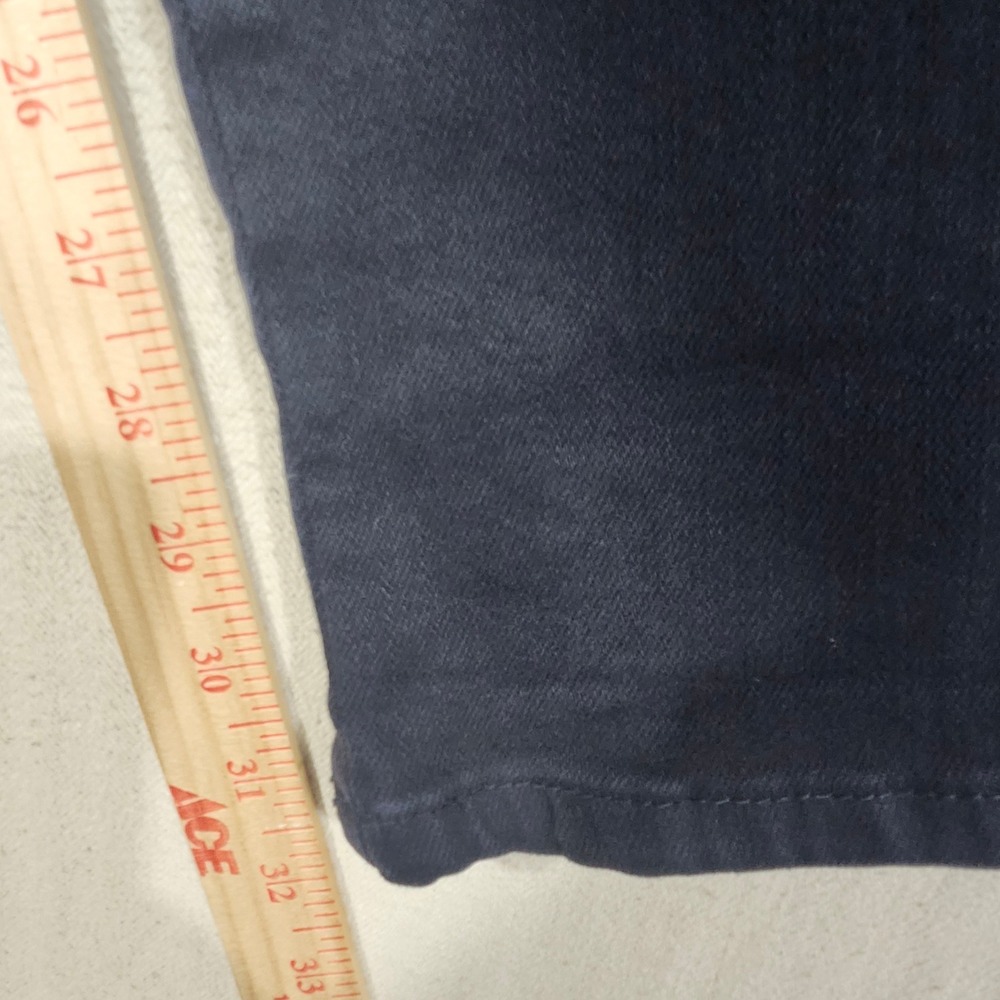 Judy Blue Navy Blue Faded Black Garment Dyed Utility Pant Women 7/28 Tapered Leg - Picture 11 of 12